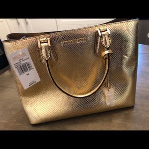 Michael Kors gold bag